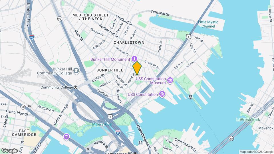 58 Winthrop St Map and Location Details