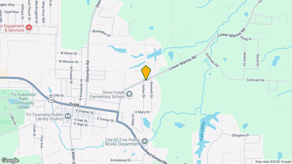 124 Kenneth Dr, Unit D Map and Location Details