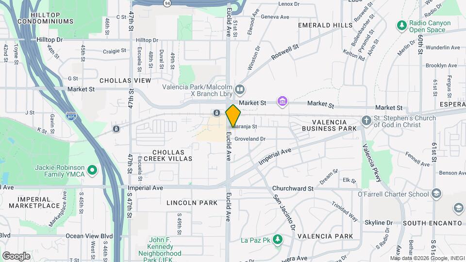 5117 Naranja St Map and Location Details