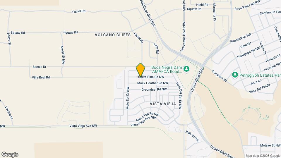 8600 Chilte Pine Rd NW Map and Location Details