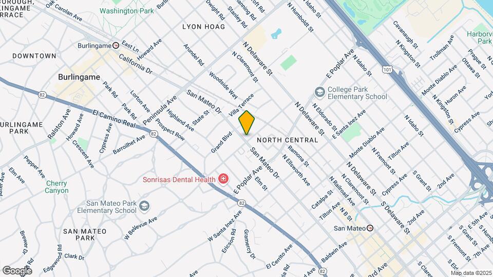 500 N San Mateo Dr Map and Location Details