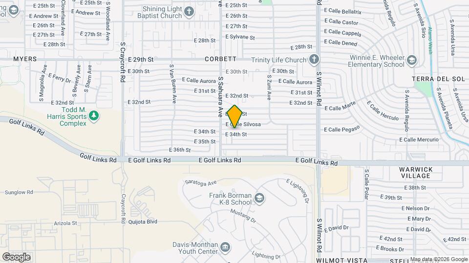 5933 E 34th St Mapa y Detalles de la Ubicación
