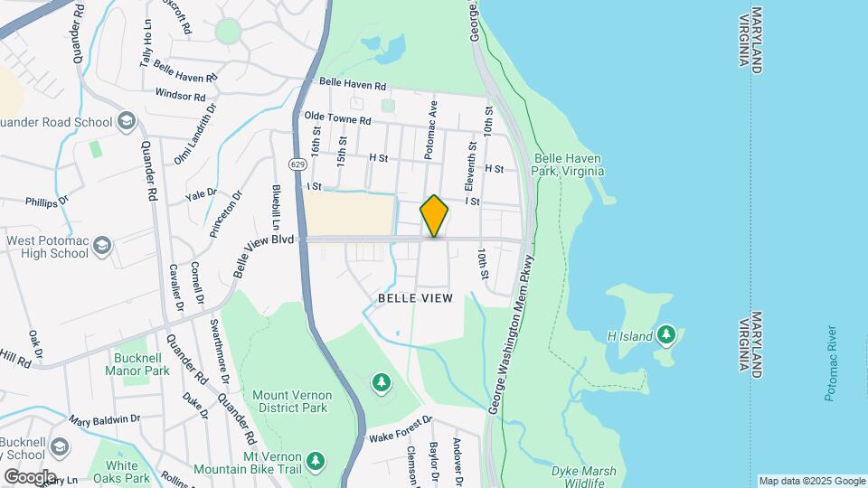 1303 Belle View Blvd, Unit B1 Map and Location Details