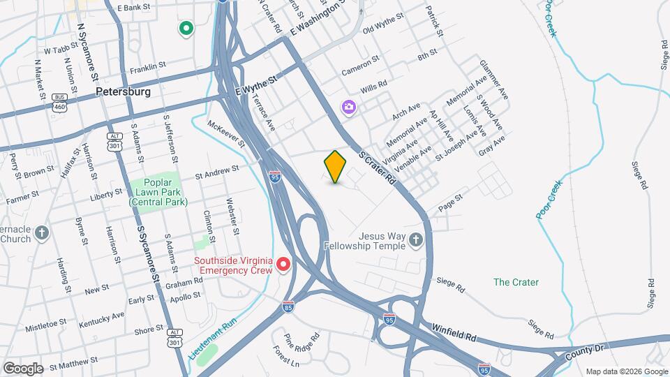 424 Round Top Ave Map and Location Details