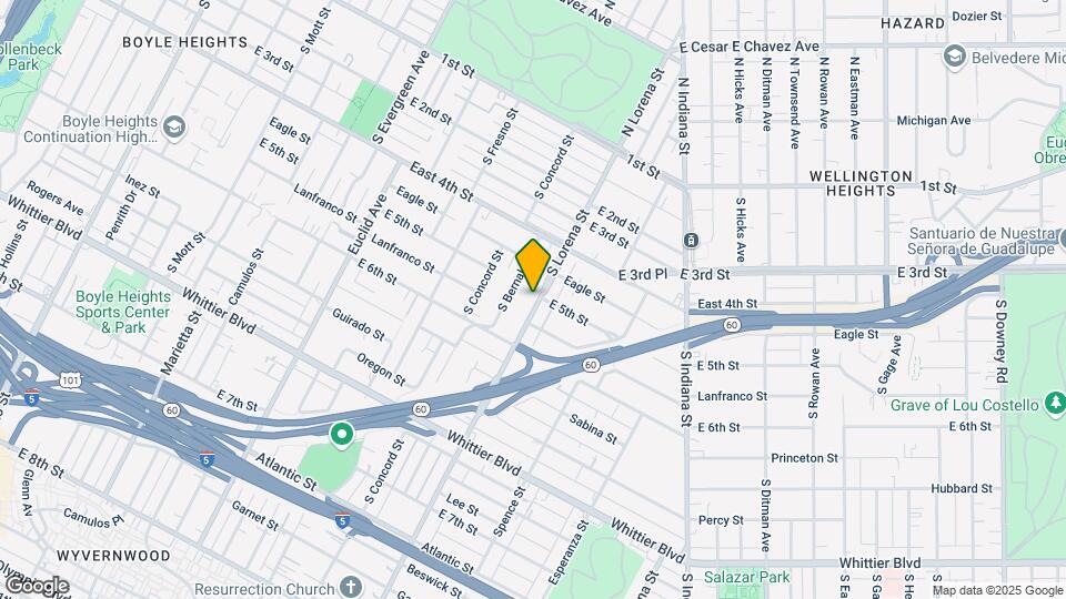 501 S Lorena St Mapa y Detalles de la Ubicación