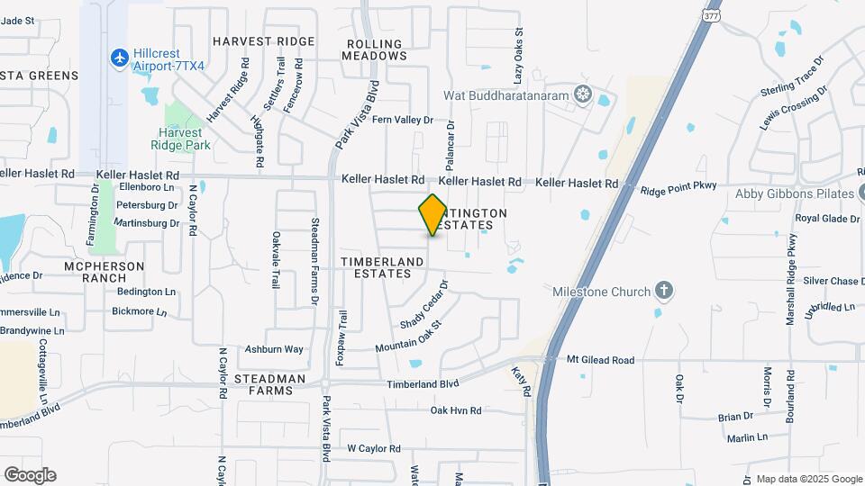 12828 Cedar Hollow Dr Map and Location Details