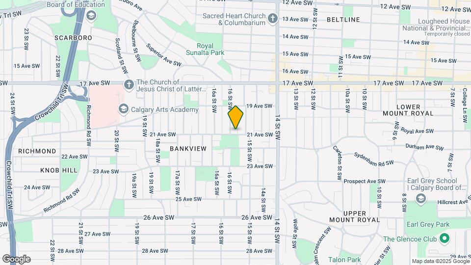 2142 16 St SW Map and Location Details