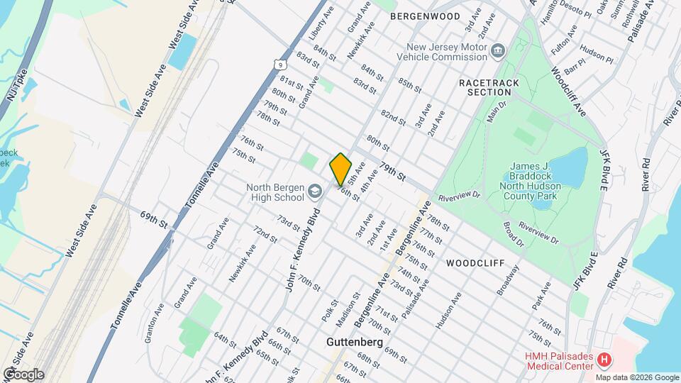 1011 76th St Map and Location Details