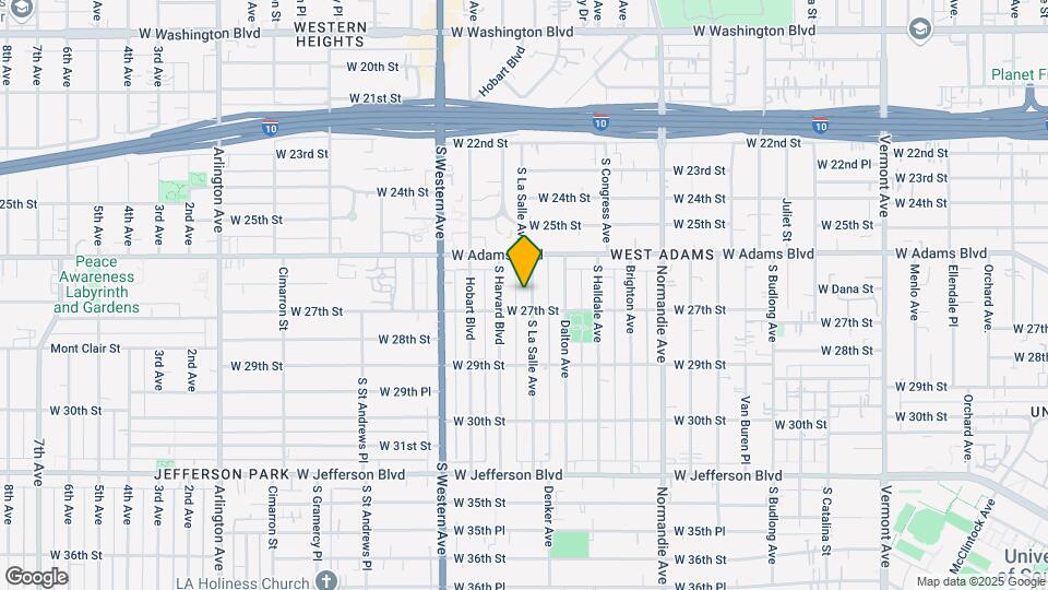 2641 S La Salle Ave Map and Location Details