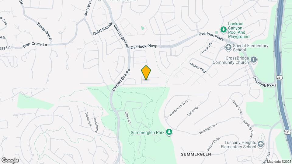 1323 Pinnacle Falls Map and Location Details