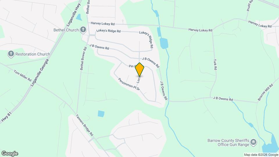 1166 Locust Dr Map and Location Details