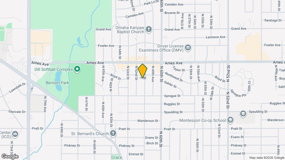 4152 N 61st St Map and Location Details