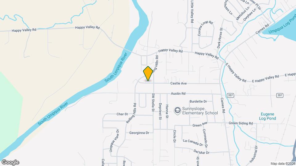 2516 Castle Ave Map and Location Details