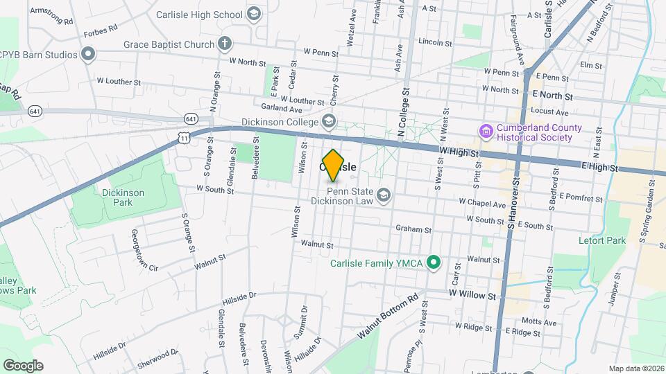 132 Conway St Map and Location Details