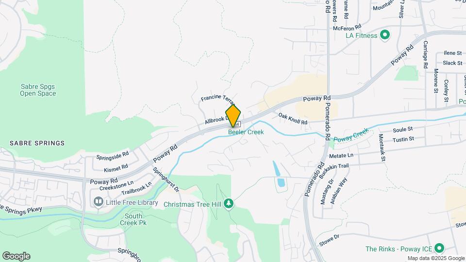 12025 Poway Rd Mapa y Detalles de la Ubicación