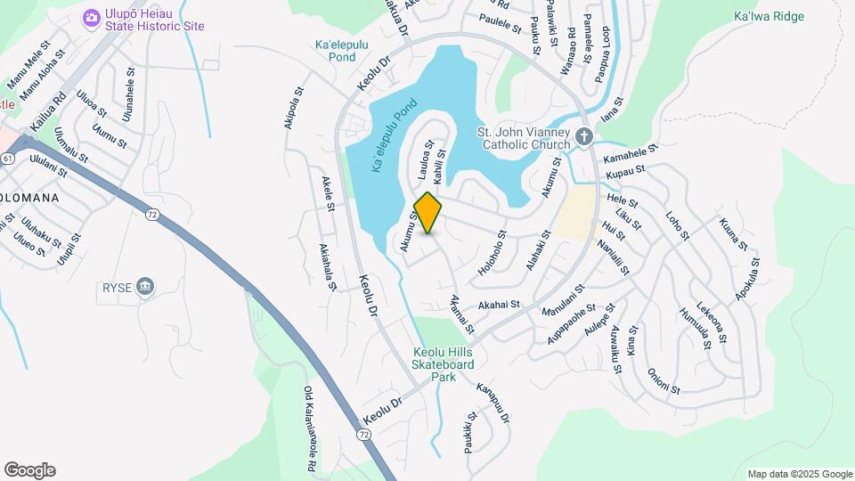 1202 Akamai St Mapa y Detalles de la Ubicación