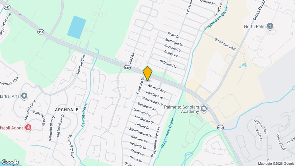 7744 Allwood Ave Map and Location Details