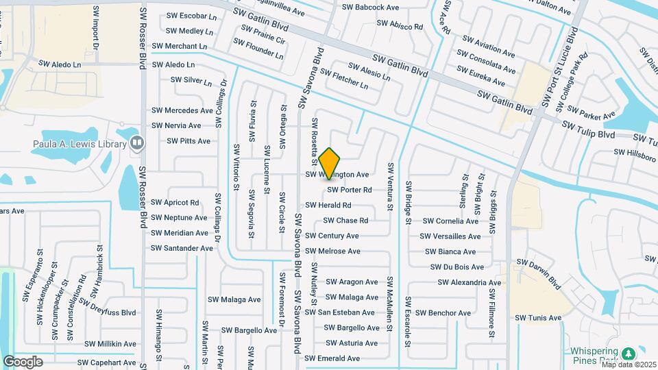 1355 SW Porter Rd Map and Location Details