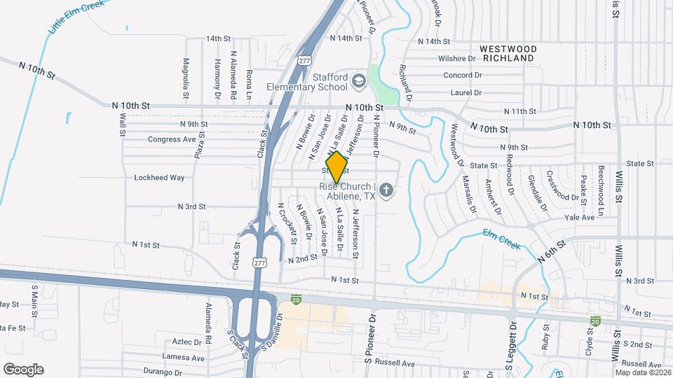 4525 N 7th St Map and Location Details