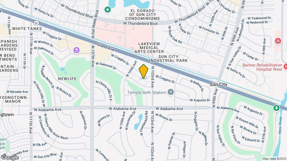 10362 W Oakmont Dr Map and Location Details