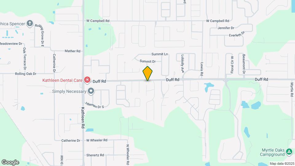 7239 Scenic Pl Map and Location Details