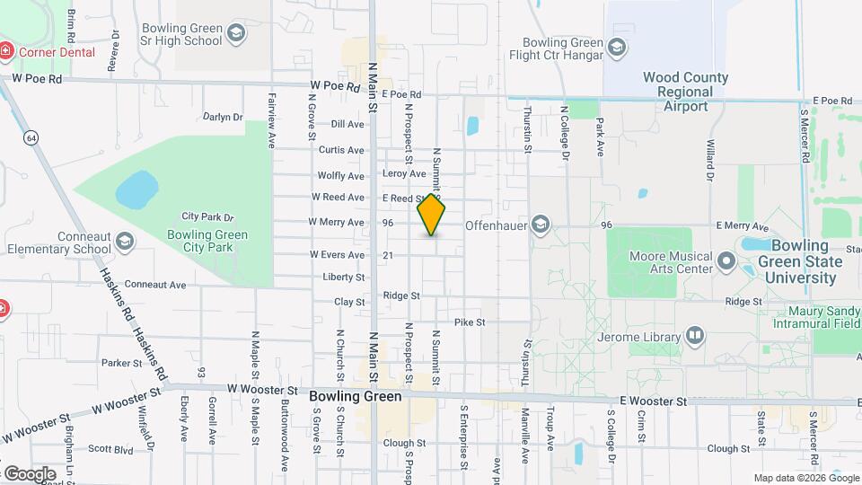 517 N Summit St Map and Location Details