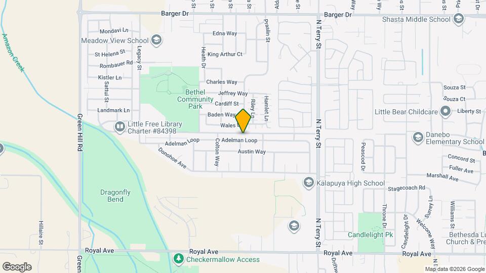 1575 Adelman Loop Map and Location Details