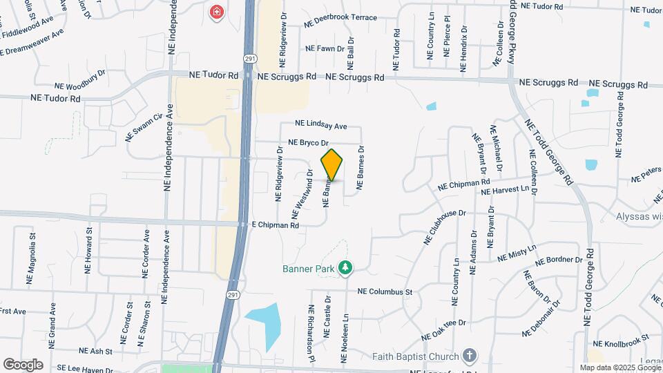 717 NE Banner Dr Map and Location Details