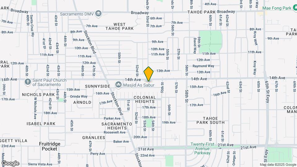 5250 14th Ave Map and Location Details