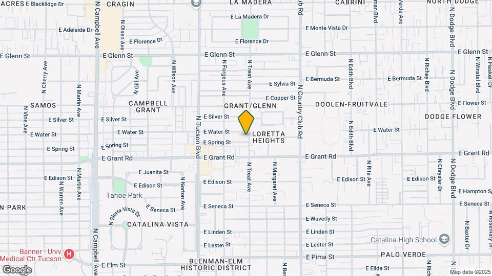 2443-2467 N Treat Ave Mapa y Detalles de la Ubicación