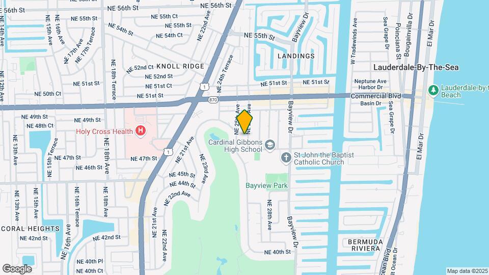 4731 NE 26th Ave Map and Location Details