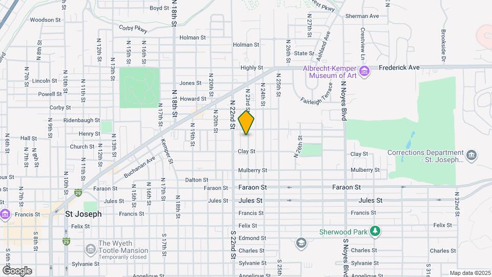 622-622 N 23rd St Map and Location Details