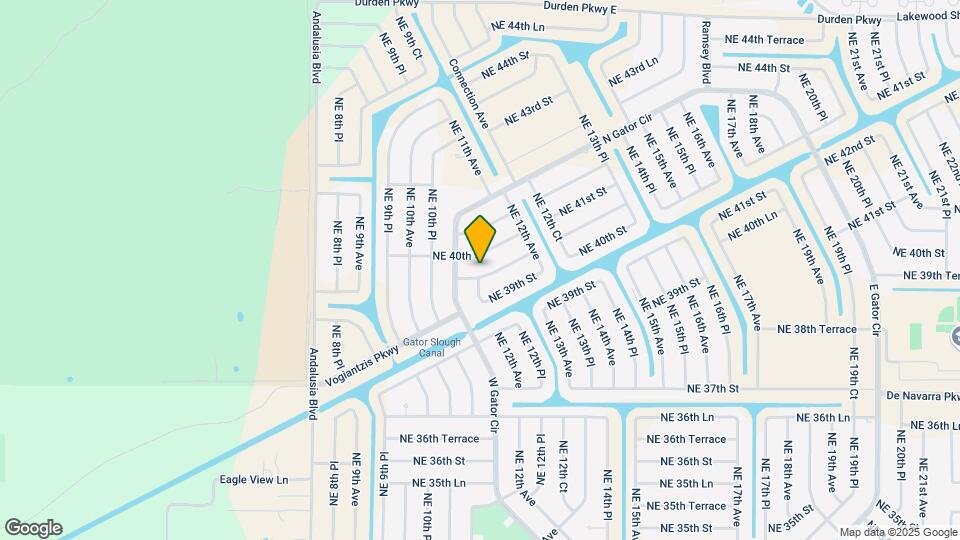 1013 NE 39th Terrace Map and Location Details