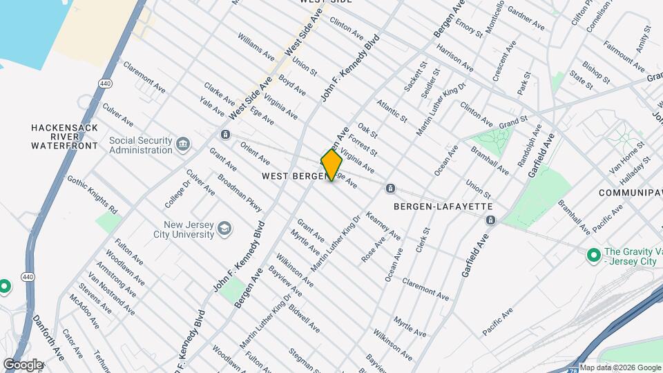 121.5 Kearney Ave Map and Location Details