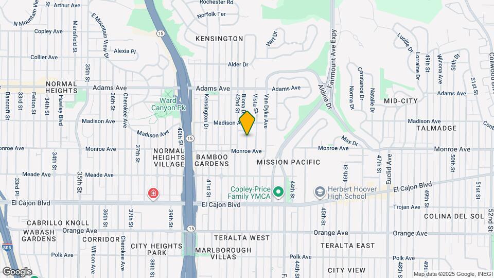 4538 Copeland Ave Map and Location Details
