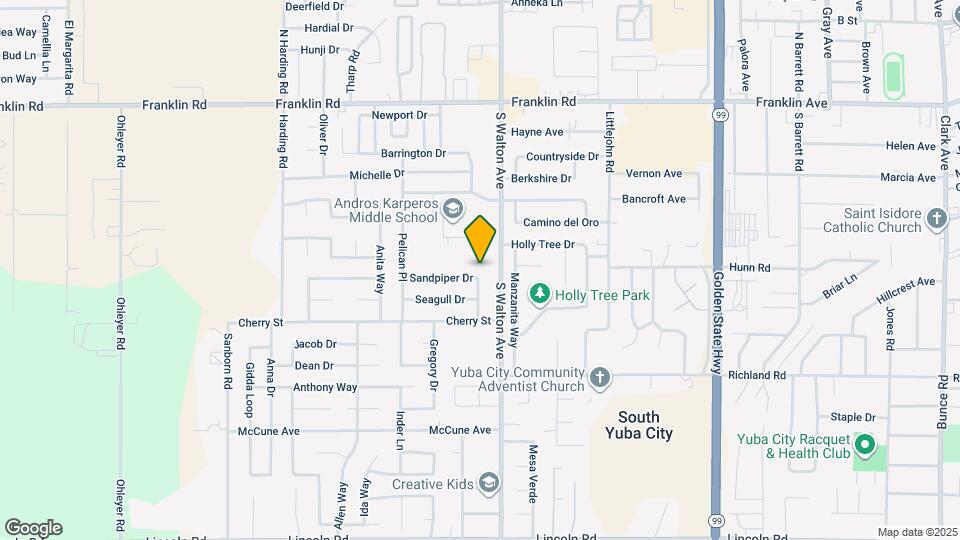 1651 Sandpiper Dr Map and Location Details