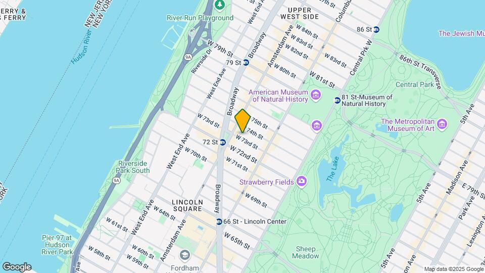 161 W 73rd St Map and Location Details