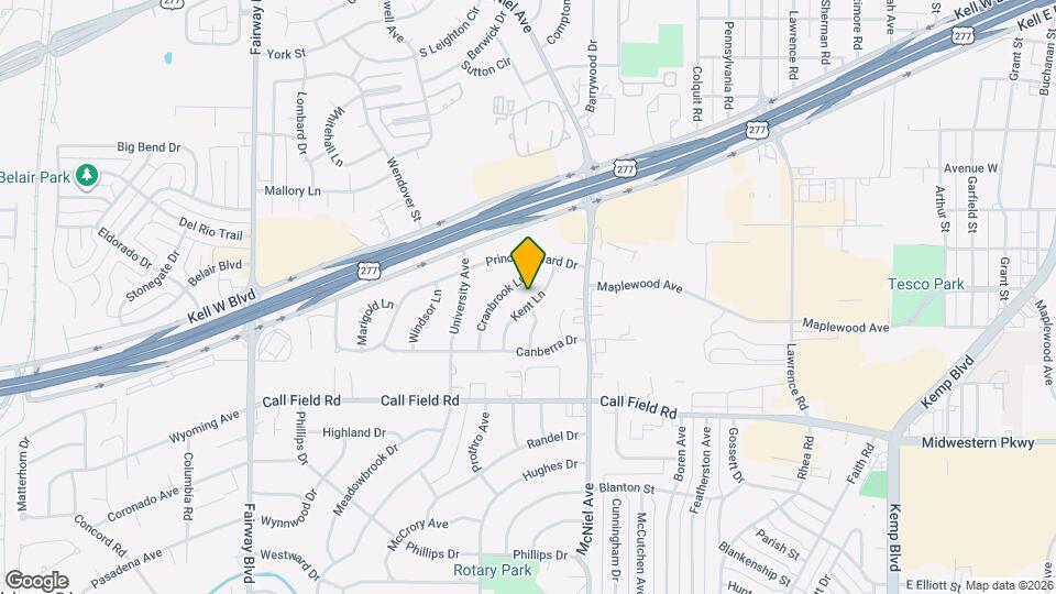 3510 Kent Ln Map and Location Details