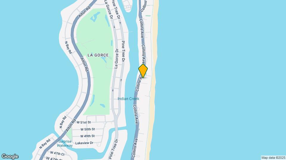 5401 Collins Ave Mapa y Detalles de la Ubicación