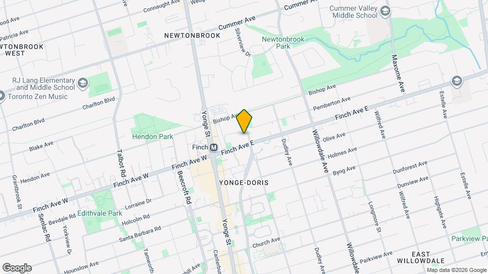 39 Pemberton Ave, Unit 416 Map and Location Details