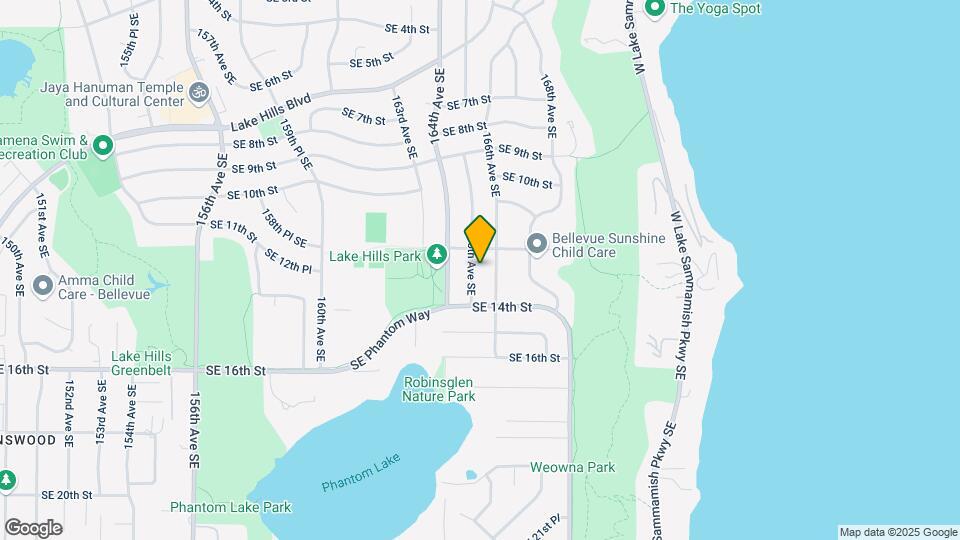 1218 165th Ave SE Map and Location Details