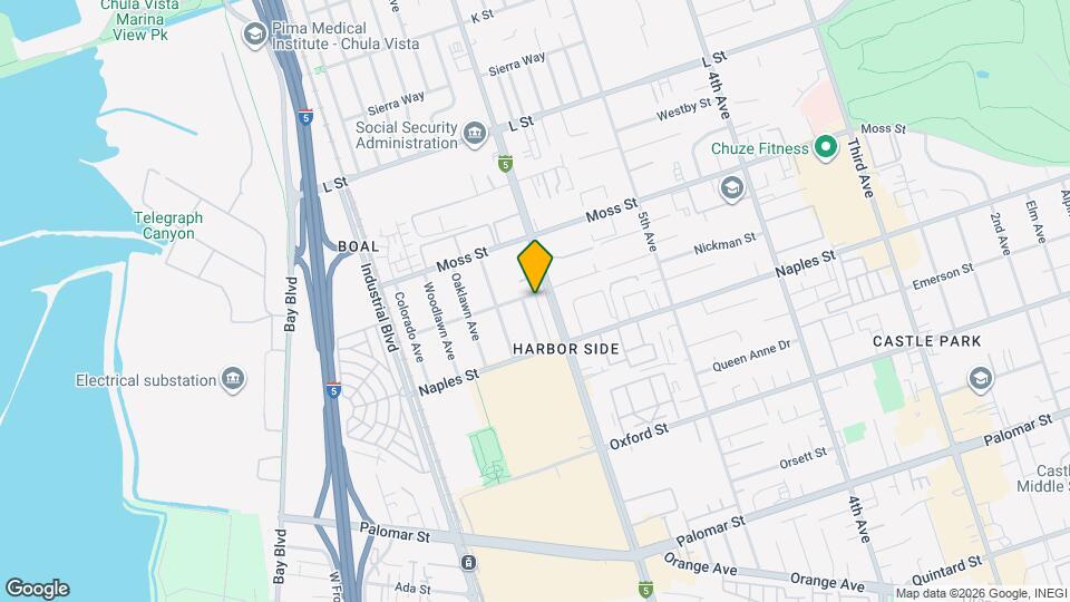 1053 Madison Ave Map and Location Details