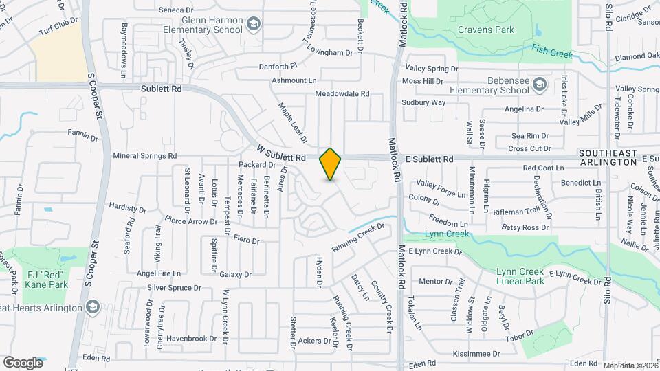 830 W Colony Dr Map and Location Details