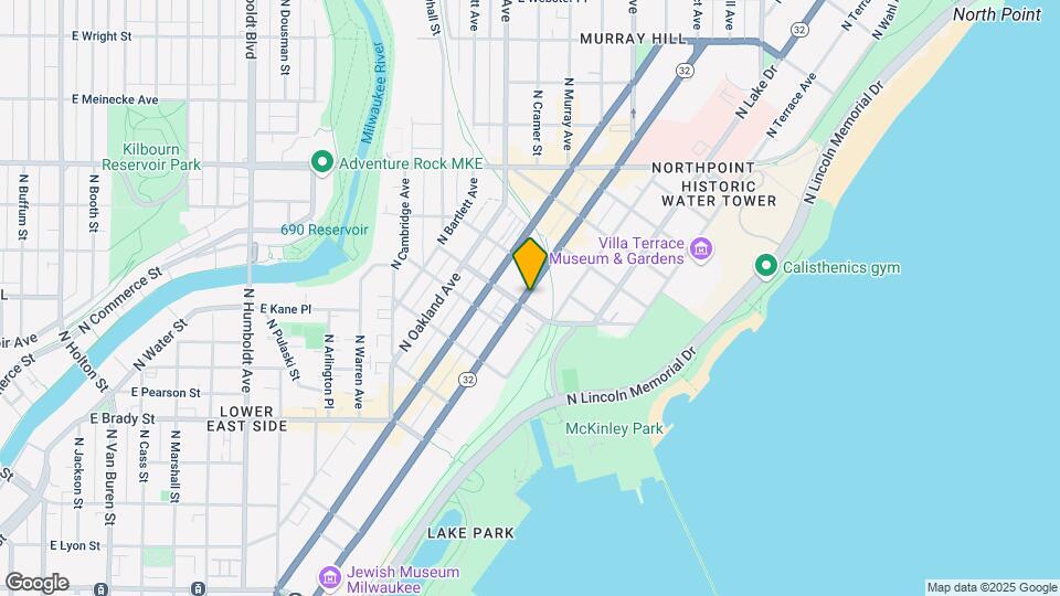 2036 N Prospect Ave, Unit 905 Map and Location Details