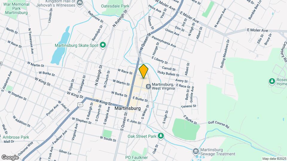 229 N Spring St Map and Location Details