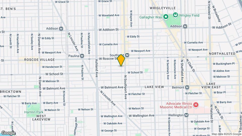 1415 W Henderson St Map and Location Details