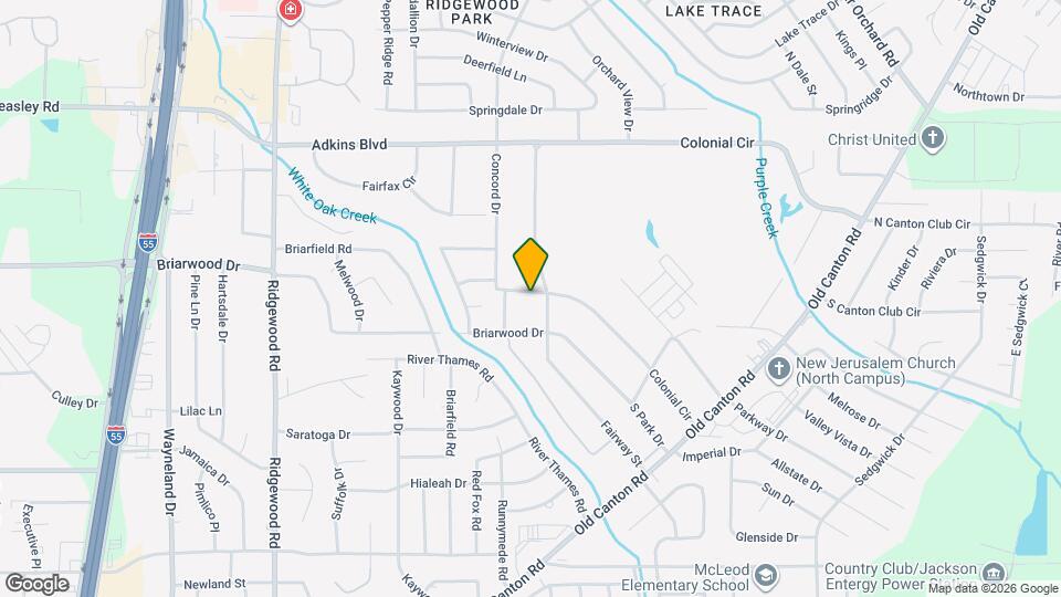 1345 Stanton Dr Map and Location Details