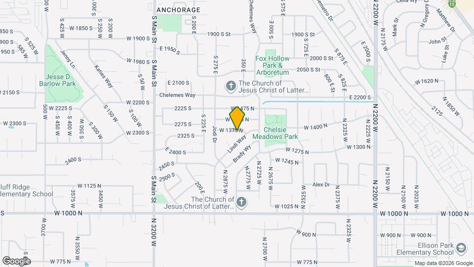 2815 W 1375 N Map and Location Details