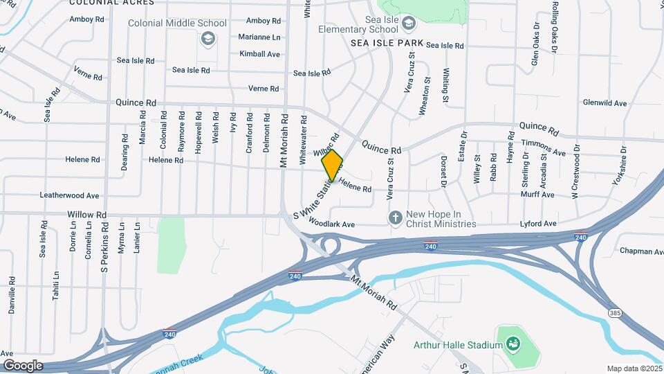 1644 S White Station Rd Map and Location Details
