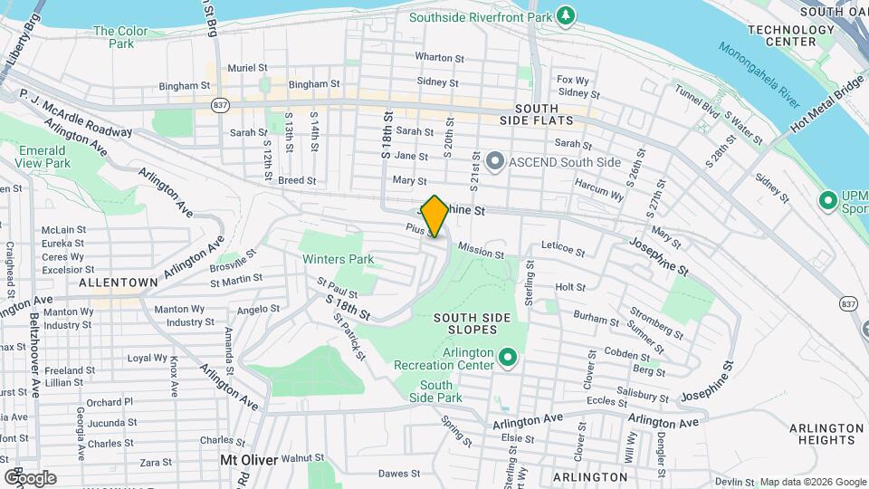 2015 Gregory St Map and Location Details